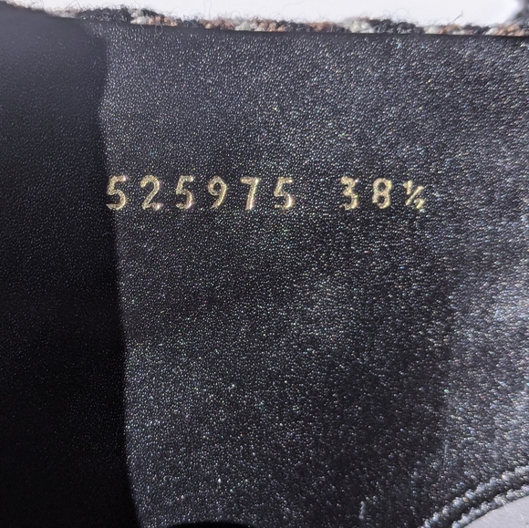 NIB💯Balenciaga🔥BB Knife Houndstooth Logo Boots - Picture 9 of 12